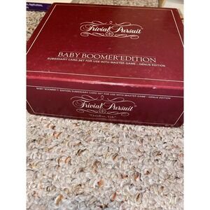 Trivial Pursuit BABY BOOOMER Edition Cards Game